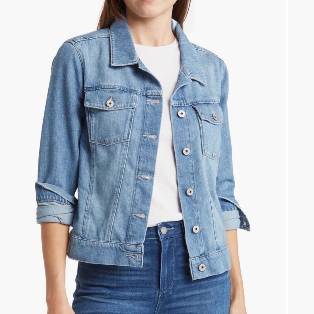 PAIGE Aveline Denim Jacket Size Large